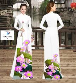 Áo dài hoa sen